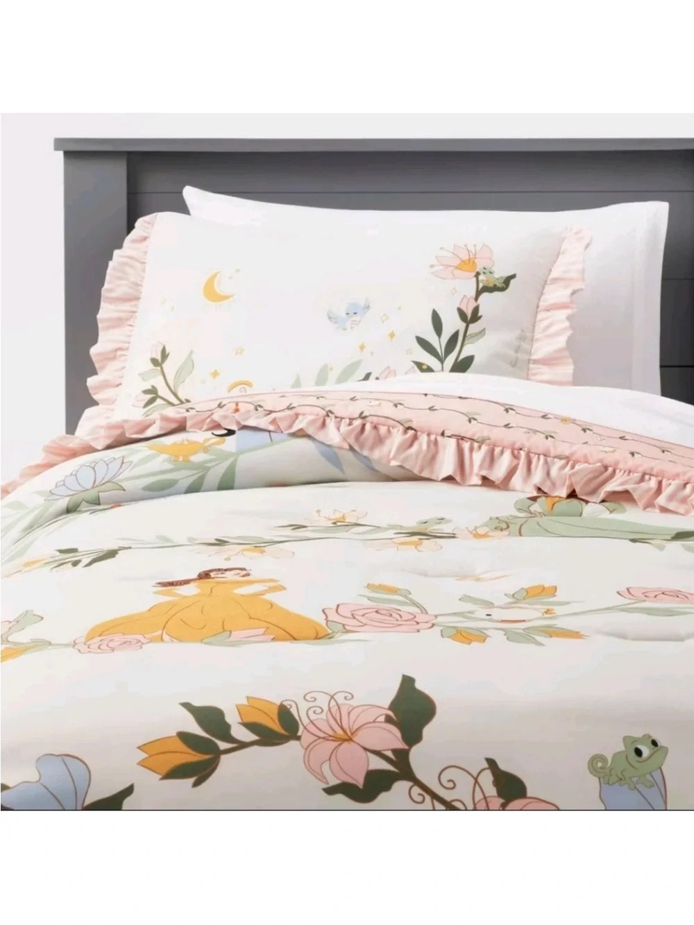 3pc Full/Queen Princess Vine Kids' Comforter-The Disney Collection by Pillowfort
